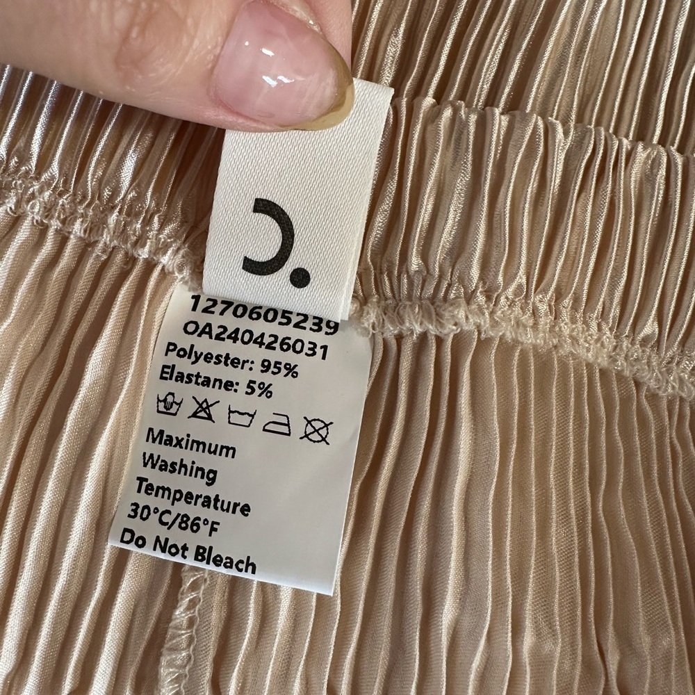 Commense Cream Wide Leg Pants - Picture 4 of 5